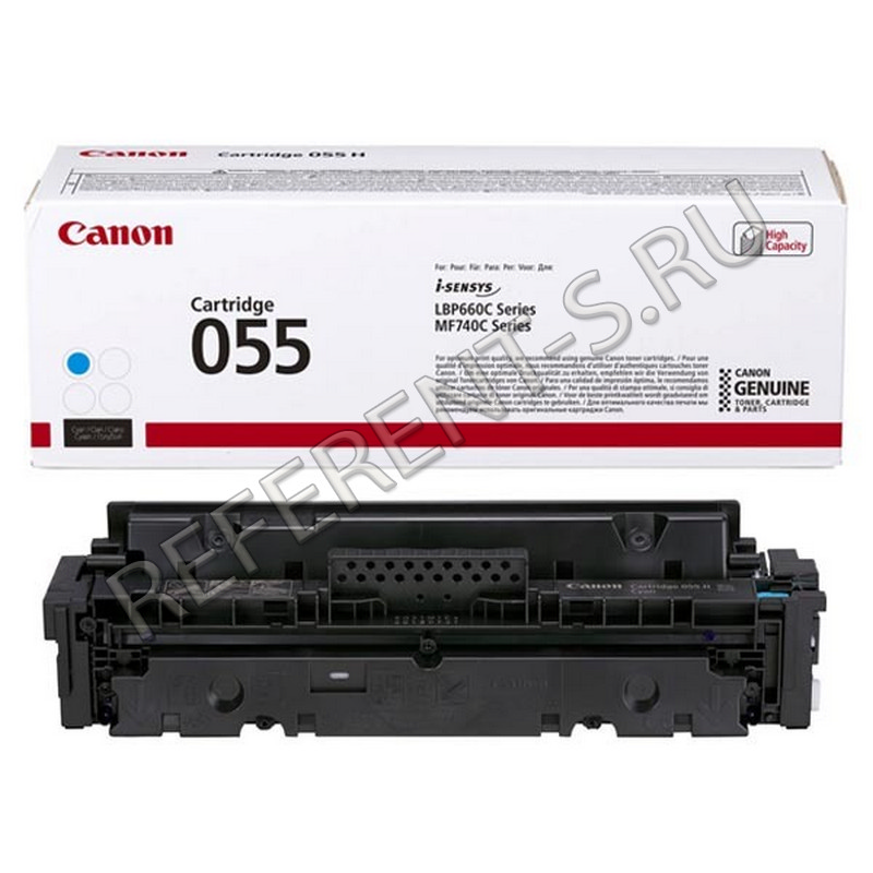 CANON Cartridge 055 (синий) заправка картриджа (без чипа)