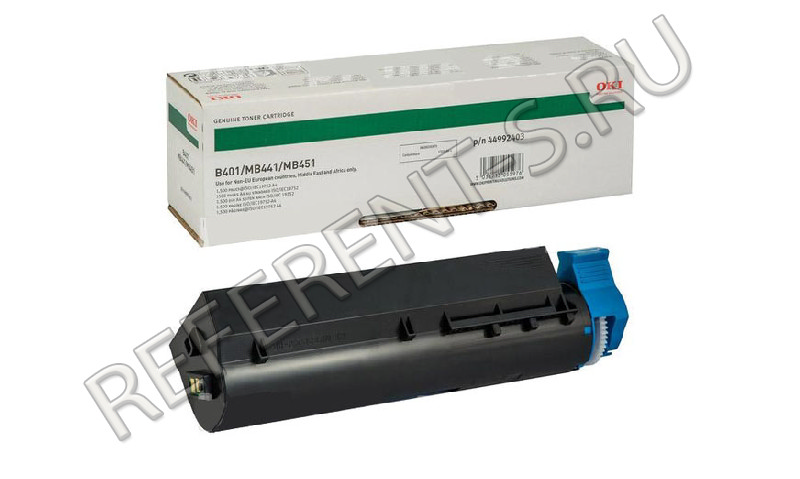 OKI 44992403 (B401, MB441, MB451) заправка картриджа