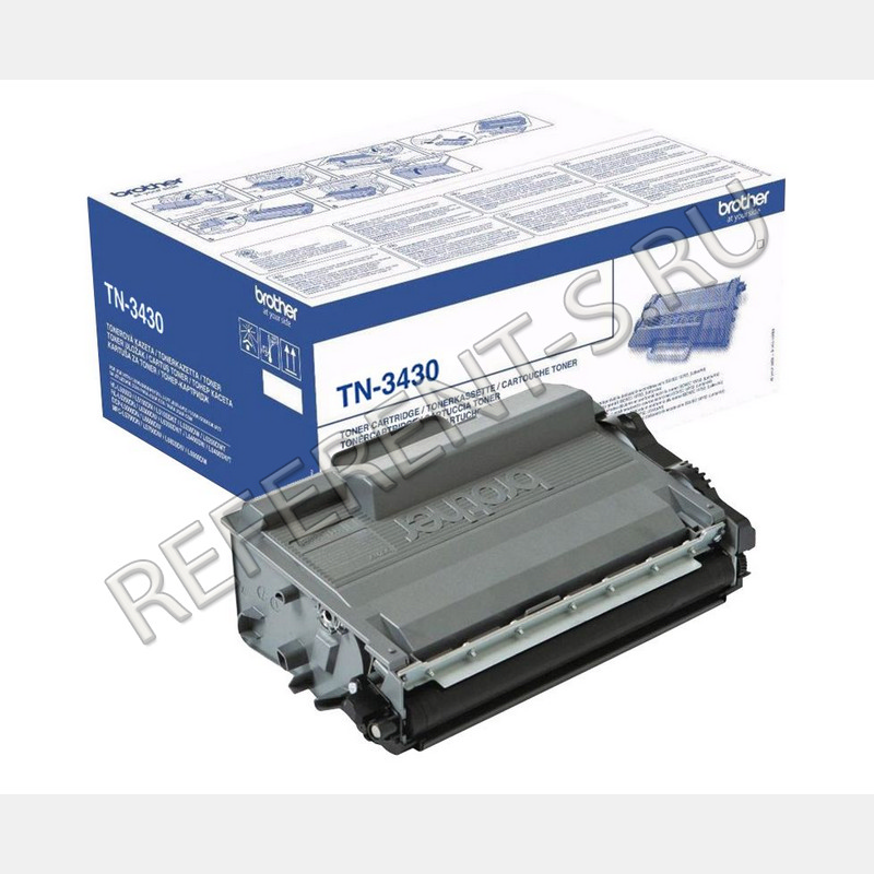 BROTHER TN-3430 заправка картриджа